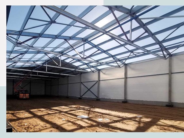 Строительство сенохранилищ в Коломне