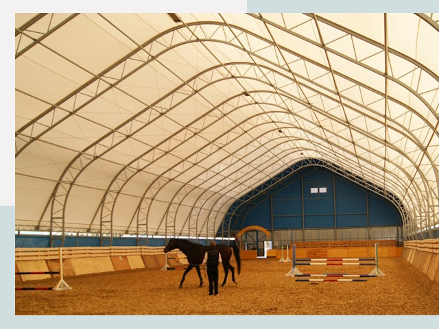 Строительство конных манежей в Коломне