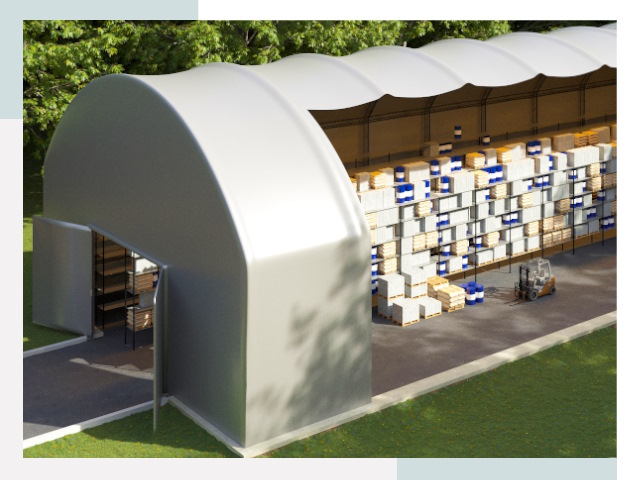 Тентовые ангары в Коломне