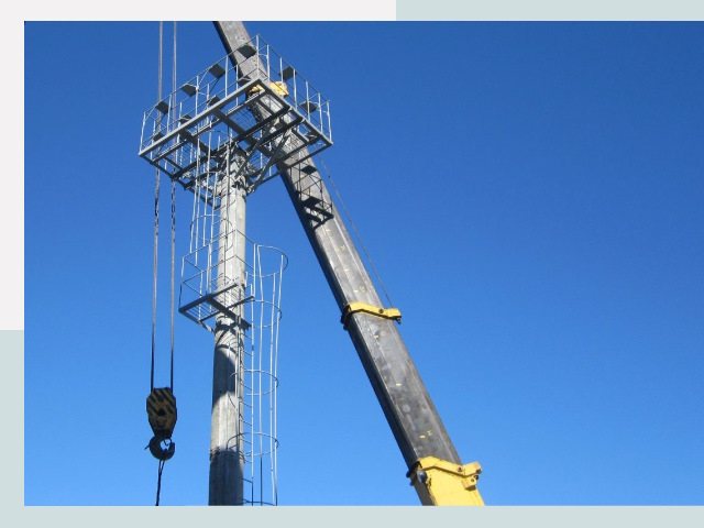 Монтаж осветительных мачт в Коломна от 608 руб.