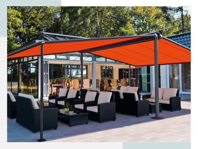 Навесы для кафе и ресторанов в Коломне