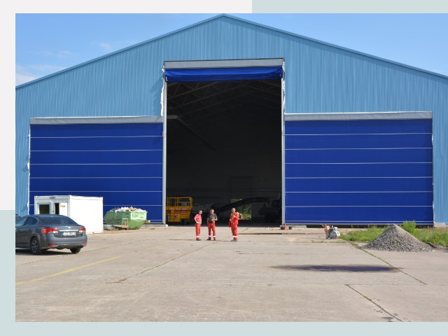 Ангарные ворота в Коломна от СтальСтрой-Клм по цене 608 руб.